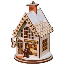 NEW - Ginger Cottages Wooden Ornament - Yesterday’s Toys